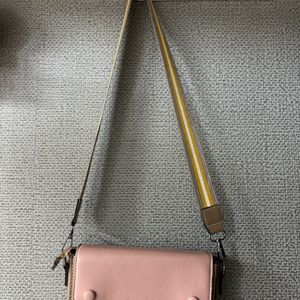 A Pink& Brown Sling Bag