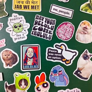 Aesthetic Stickers For Laptop (Set Of 35)