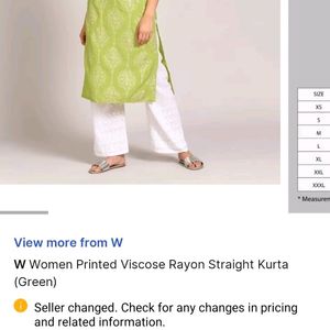 W 16 Size Kurta