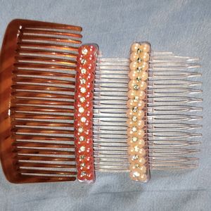 Fancy Pearl And Casual Hair Comb Pin