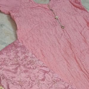 Pink Kurta set