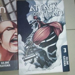 Attack On Titan Manga Comic 2 And 3