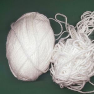 Crochet Wool White