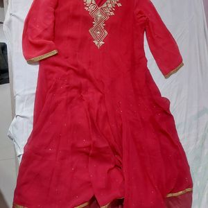 Pink Anarkali Kurta ❤️