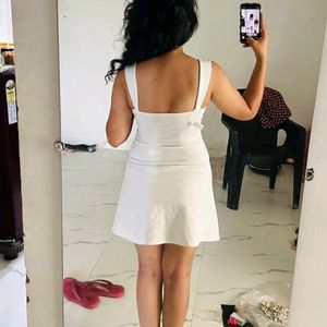 Mini Off White Dress