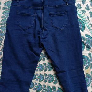 New Highwaist Single Button Jeans