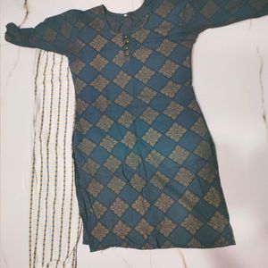 Grey Kurta Set