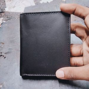 Genuine Leathr Black  Mens Wallet