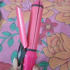 Two In One Hair Straightener (Pink)