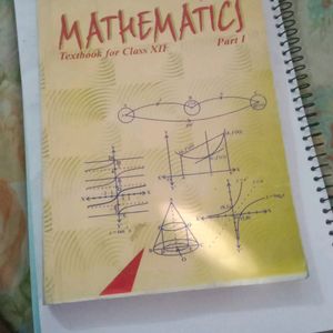 Maths Books And Account Book Class 12