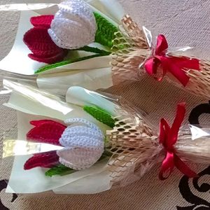 Crochet Tulip Bouquet 🌷