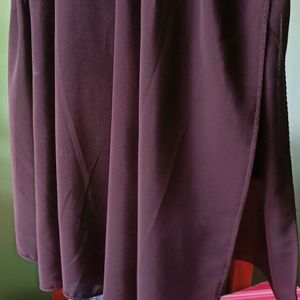 Chiffon Hijab Brown/ Coffee Brown