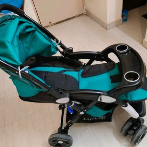 LuvLap Galaxy Baby Stroller, Spacious Cushioned Se