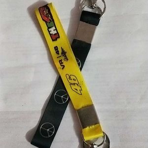 Like New Combo Tag VR46 And Peace Keychain