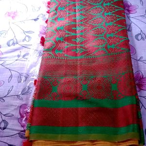 Absolutely New All Over Thread Work Assam Silk