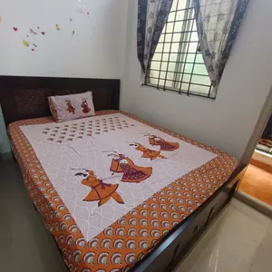 Cotton Double Bedsheet For Queen Size BED.