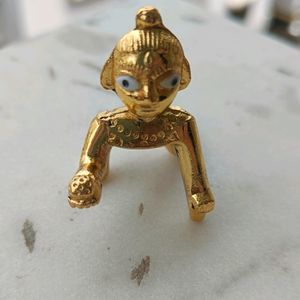 Brass Laddu Gopal Idol