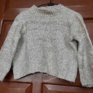 Woolen Crop Sweater