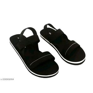 Flat Sandals Black 7 Size