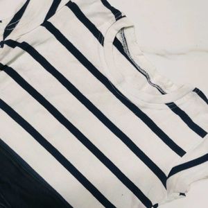 Printresty Black & White STRIP TOP