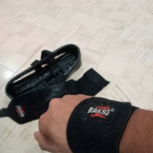 Combo Of Skating Helmet And Wrist Support