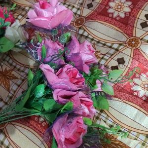 Two,Pot Flowers Set Bunches