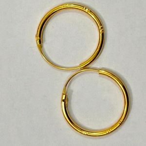 1Gm Gold Polished Earrings