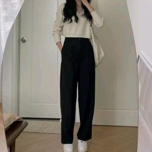 Korean Black Pant