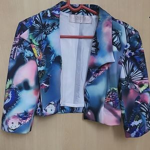 Crop Multicoloured Jacket