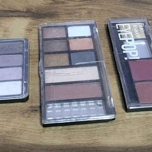 3 Eyeshadow Palettes Combo