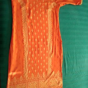 Aurelia Orange Kurta