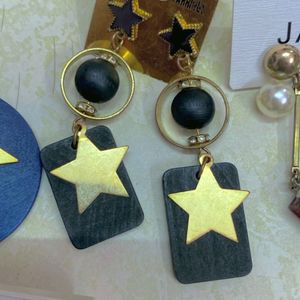 5 Wooden Earrings ♥️😍✨