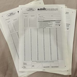 3 OMR Sheets For NEET