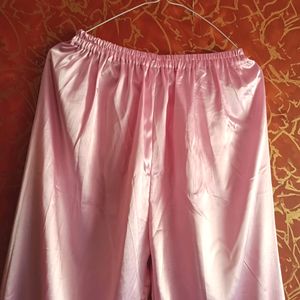 Pink Satin Night Dress