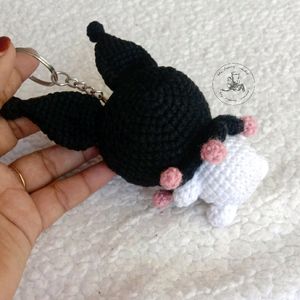 Amigurumi Kuromi Keychain /Charm