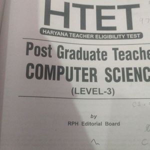 HTET Computer Science Book 2016 Edition Old Book But You Can Prepare Some Topics From It