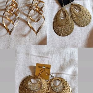 Combo Of 3 Long Earrings For Women