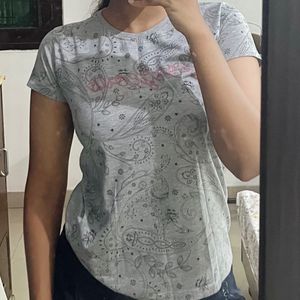 Grey Graphic Tshirt