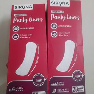 Sirona Panty Liners😍40pc In 149😍Both Pack@149