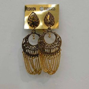 Beautiful Earrings Golden