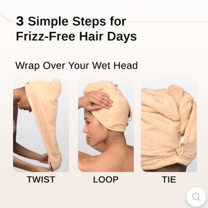 Microfiber Towel Wrap for Hair