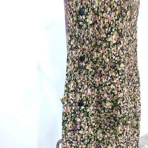 Floral Pocket Shift Dress