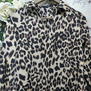 Leopard Style Tunic Top Long 😍