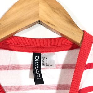 White&Red Strips Top(Women’s)