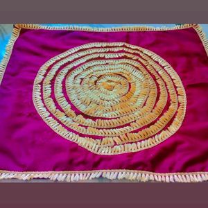 Satin Puja designer floor mat