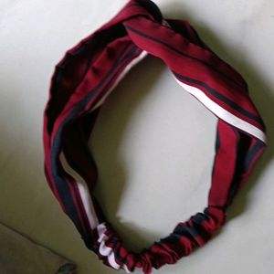 Soft Fabric Red Hairbend