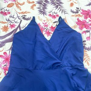 Blue Flared Dress