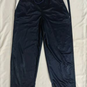 Blue Track Pant With White T Shirt