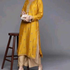 yellow beautiful kurta