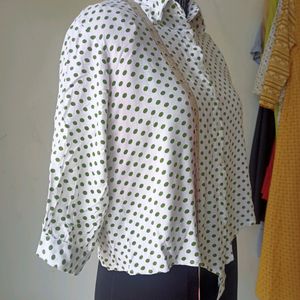 Crop Collar Shirt